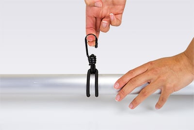 IP Tension System - Tendeur, Solution de fixation avec une corde élastique  de 4 mm, avec crochet plastique, Tendeurs élastiques et fixations